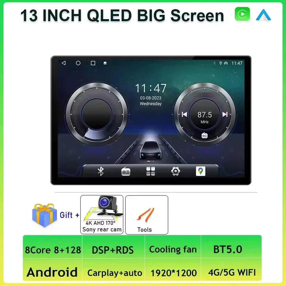 Android 14 Carplay Auto Car Radio For Peugeot 5008 4008 3008 2017 2018 2019 2020 Multimedia Video Player Navigation GPS Stereo
