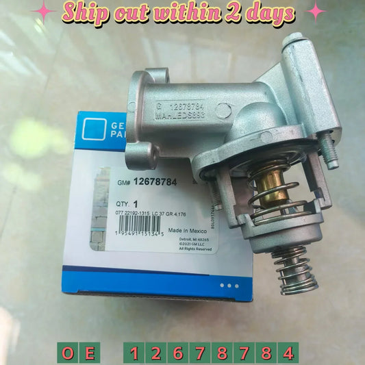 Engine Thermostat For Chevrolet Colorado Camaro Cadillac CT5 CT6 GMC 2016-2022 OEM 12678784 12670209 12673280 12647180