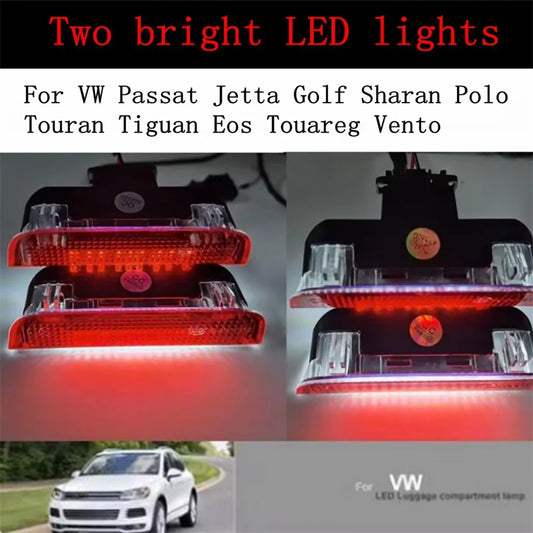 4Pcs Car LED Door Warning Light Welcome Projector for Golf 6 7 Jetta MK5 MK6 Passat B6 B7 CC TIGUAN Scirocco