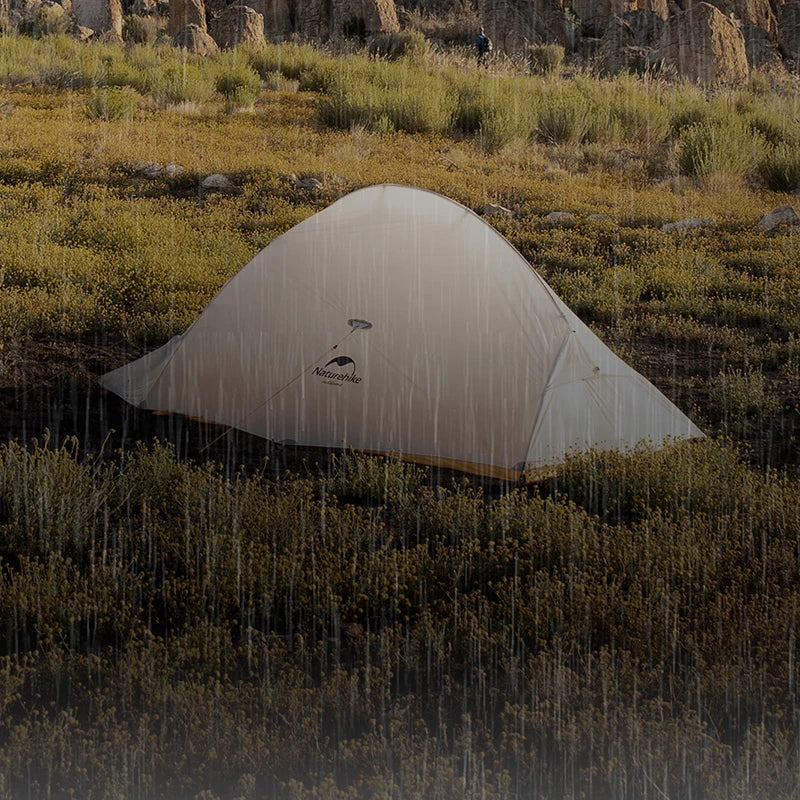 Naturehike Camping Tent Ultralight Portable Cloud Up 2Person 10D Upgraded Folding Backpack Waterproof Tent Travel Beach Tents