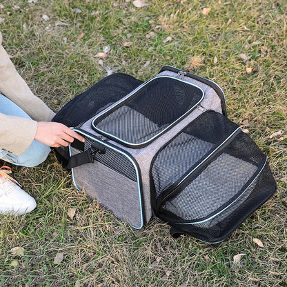 Cat Bag Carriers Outdoor Bag Transporter Portable Handbags Small Foldable Dog Cat Accessories Travel Car Carrying Pet Moving Bag