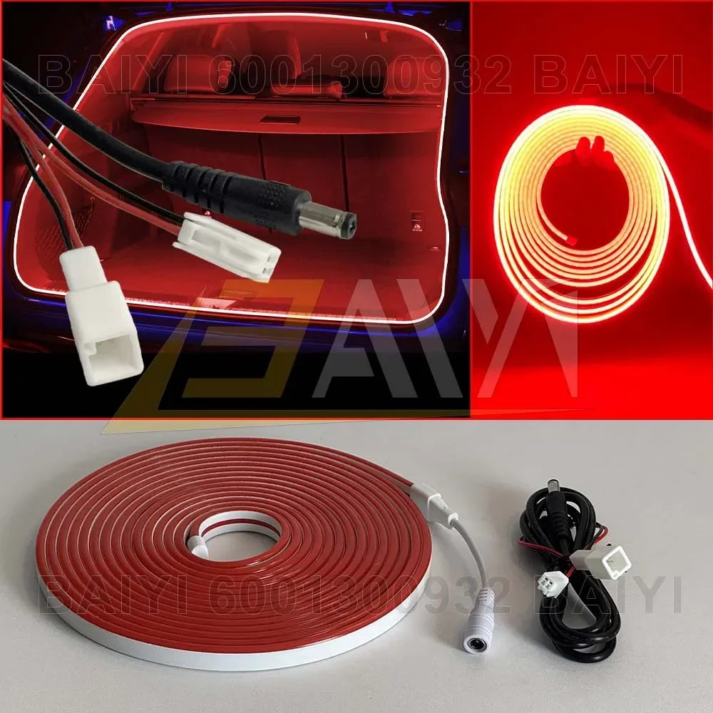 Customizable 5M LED Car Trunk Light Interior Atmosphere Neon Lamp For Toyota RAV4 VENZA BZ4X Corolla Cross Other Car Accessories