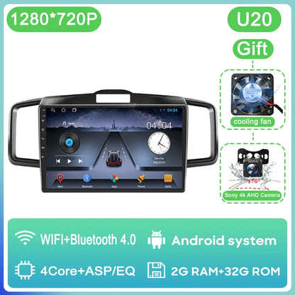 WIFI For Honda Freed 1 2008 - 2016 Car Radio Multimedia Video Player Navigation GPS Android Auto QLED Screen No 2din 2 din DVD