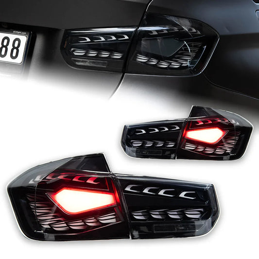 AKD Car Styling Accessories for BMW F30 Tail Lights 2013-2018 F80 LED Tail Light Rear Stop Lamp 320i 325i 330i DRL Signal Auto