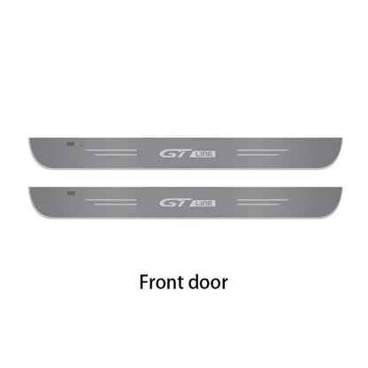 For Peugeot GT GTline 106 107 108 206 207 208 301 308 408 508 2008 3008 4008 5008 Car Wireless LED Welcome Pedal Threshold Light