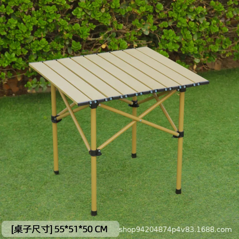 Outdoor Folding Table, Egg Roll Table, Stall, Convenient Camping Table And Chair Set, Picnic Chair Full Set Of Equipment