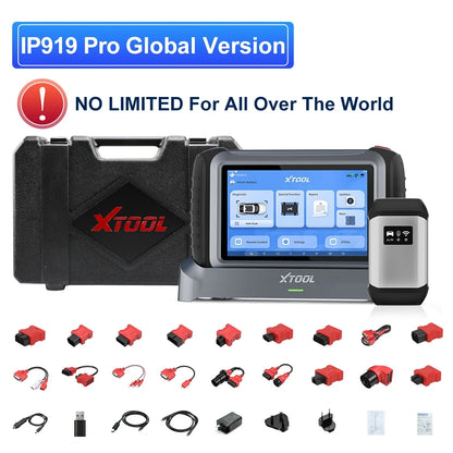 XTOOL INPLUS IP919PRO Car Diagnostic Scanner Automotivo Tools ECU Coding Programming 42 Service CANFD DOIP Topology FCA AutoAuth
