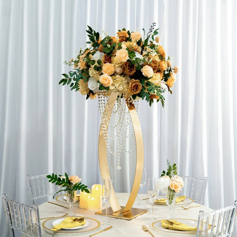 4/10 PCS  30 inch metal floral rack for wedding events, party center decoration, road guide flower rack