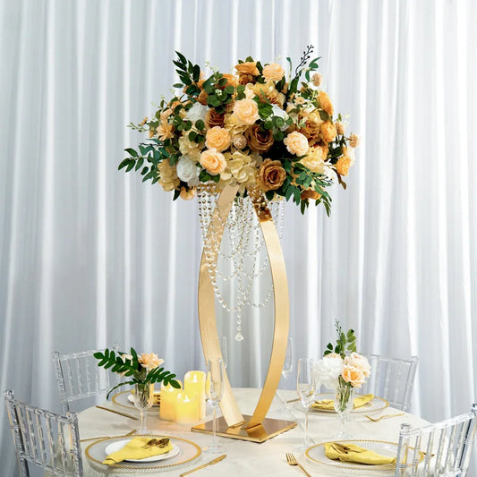 4/10 PCS  30 inch metal floral rack for wedding events, party center decoration, road guide flower rack