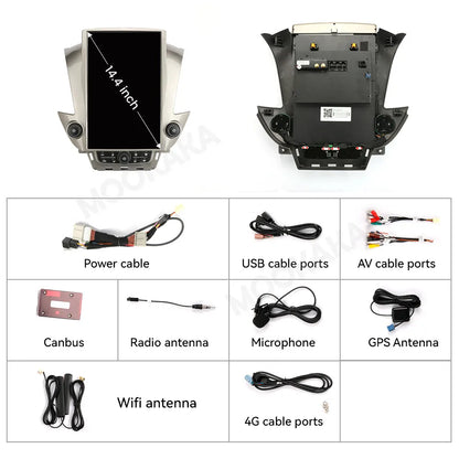 14.4" inch Android 13 8+128G Tesla Screen Car DSP Player For GMC Yukon Chevrolet Tahoe Suburban 2014+ GPS Radio Stereo Head Unit