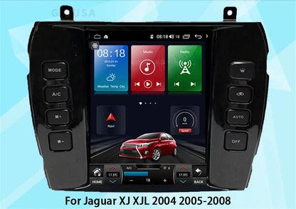 Android 13 For Jaguar XJ X-TYPE 2004-2008 Car Radio Stereo Tesla Screen Multimedia PlayerCarplay Auto 8G+256G 4G WIFI DSP