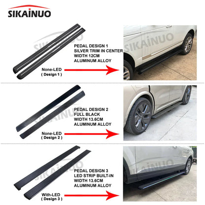 Electric Retractable Side Steps Automatic Power Running Boards Footrest Powersteps Deployable Thresholds For Lincoln Aviator