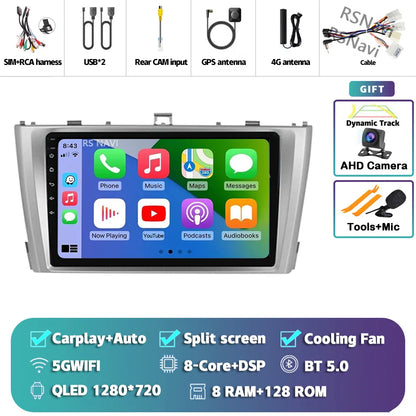 Android 14 Car Radio For Toyota Avensis T27 2009 - 2015 Navigation GPS Multimedia Player Stereo wifi+4G Carplay auto video 2din