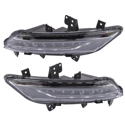 AP03 2Pcs Front RH & LH LED Fog Light Lamp Assembly FO2592242 for 2013-2016 Lincoln MKZ