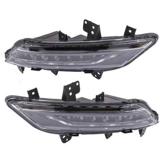 AP03 2Pcs Front RH & LH LED Fog Light Lamp Assembly FO2592242 for 2013-2016 Lincoln MKZ