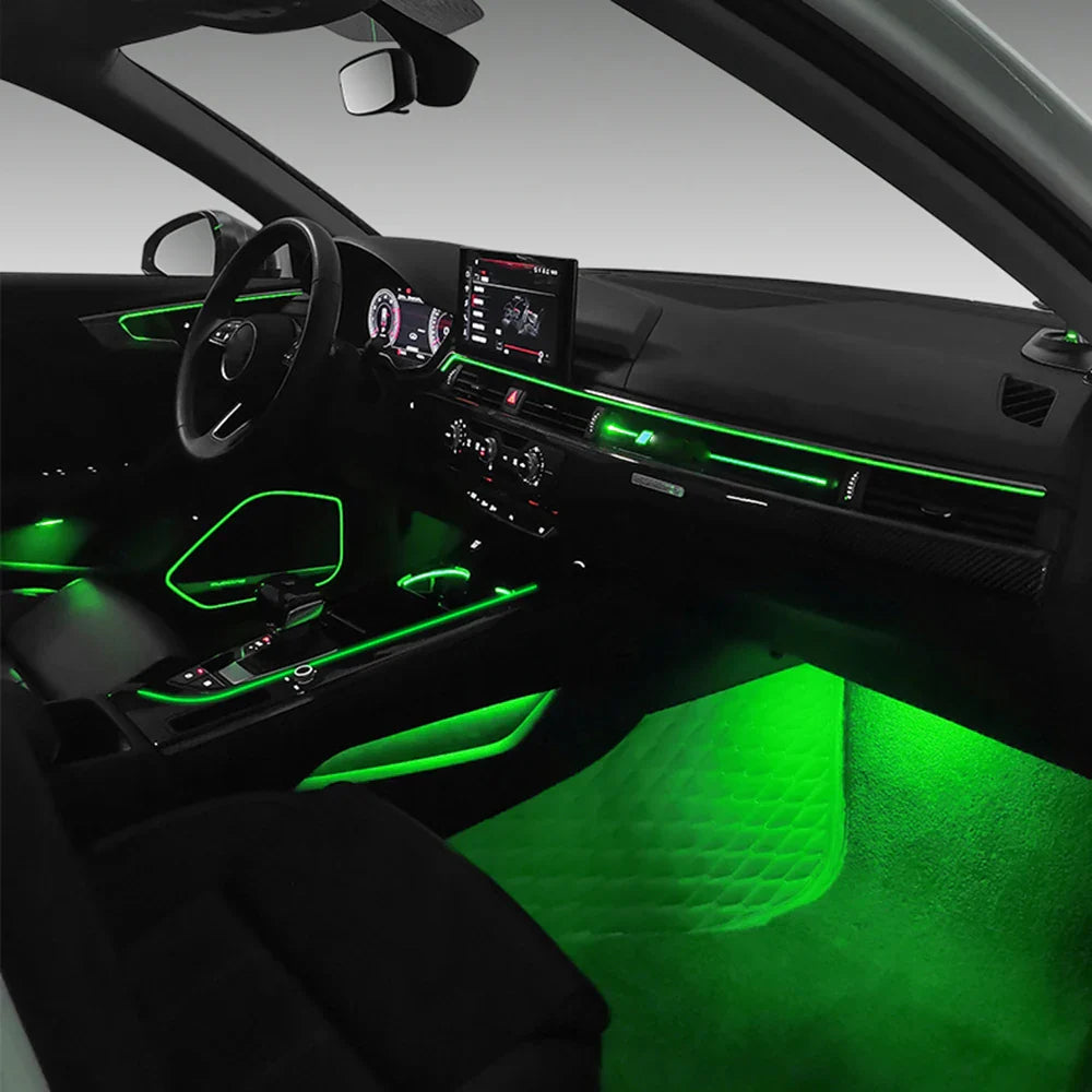 For Audi A4 S4 A5 S5 B9 Dashboard Ambient Light Dashboard LED strip Decorative Light Passenger Neon LED Lamp Center Console