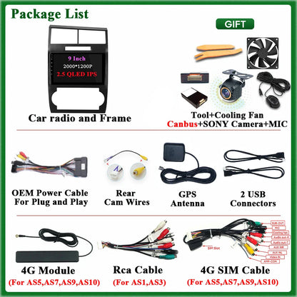 Car Radio Carplay For Dodge Charger LX 2005-2010 For Dodge Magnum 2 2003-2007 Navigation GPS Android Auto Stereo 4G Wifi No 2din