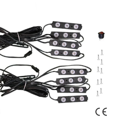 For BYD Shark 2025 Tail box lighting LED kit with switch tub White light Car modification accessories