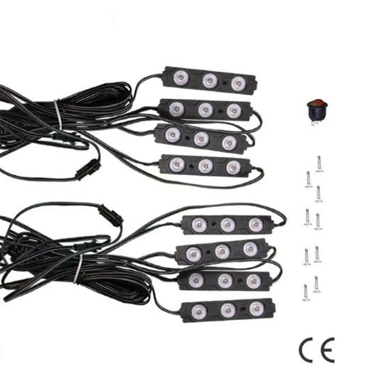 For BYD Shark 2025 Tail box lighting LED kit with switch tub White light Car modification accessories