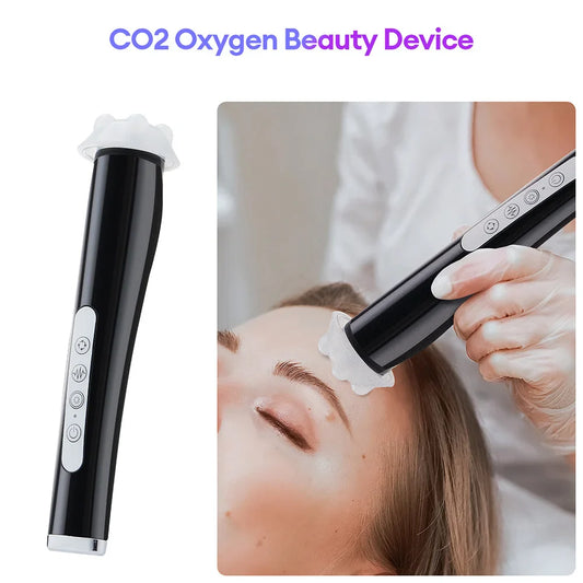 Oxygen Bubble Pen CO2 Oxygen Portable Facial Machine CO2 Gel Facial Skin Care Device Facial SPA CO2 Bubble Oxygen Beauty Machine