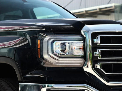 For GMC Sierra 2014 2015 2016 2017 2018 Car Accessories Headlight Lens Cover Transparent Lampshade Headlamp Shell Plexiglass