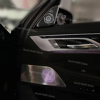 11 Colour LED Speaker Cover For BMW New 7Series G11 G12 Car Midrange Tweeter HiFi Music Stereo Horn Ambient Light Decorate Refit