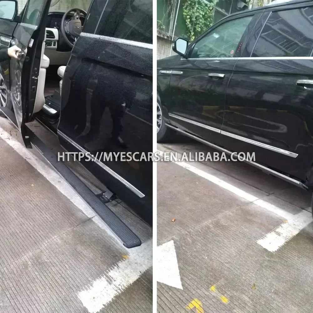 NEW Wholesale 4x4 Vehicle Exterior Accessories Led Light Power Step Electric Side Step Running Board For LINCOLN NAVIGATOR 2015+