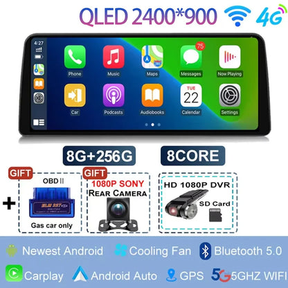 Android14 For Dodge Grand Caravan 2009-2020 Chrysler Grand Voyager 5 2011 - 2015 Car Radio Multimedia Player GPS Auto Carplay