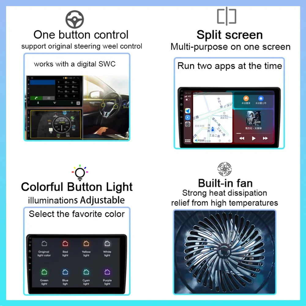 7862 Car Android 14 For Lincoln Navigator 2003 - 2009 Carplay Autoradio Multimedia Video Player Navigation GPS Auto No 2din DVD