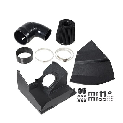 Hot  Tube Intake Pipe Kit Black Cold Air Filter System Engine Parts Car Air Intake Duct Tube For BMW G20 G21 320I 330I Aluminium