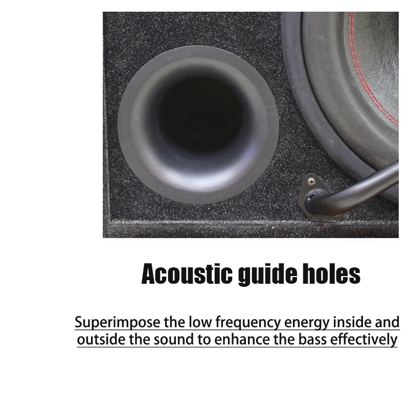 10 Inch Trapezoidal Passive Subwoofer Dual Magnetic Dual Voice Coil Car Audio High Power Overweight Car Subwoofer Modification