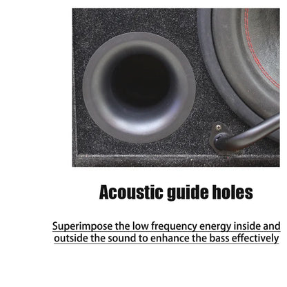 10 Inch Trapezoidal Passive Subwoofer Dual Magnetic Dual Voice Coil Car Audio High Power Overweight Car Subwoofer Modification