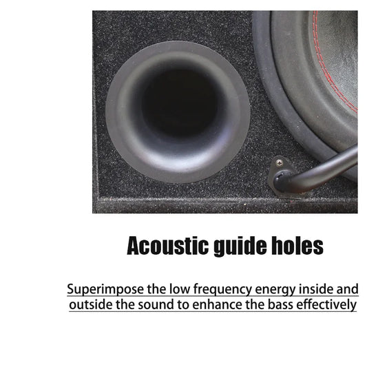 10 Inch Trapezoidal Passive Subwoofer Dual Magnetic Dual Voice Coil Car Audio High Power Overweight Car Subwoofer Modification