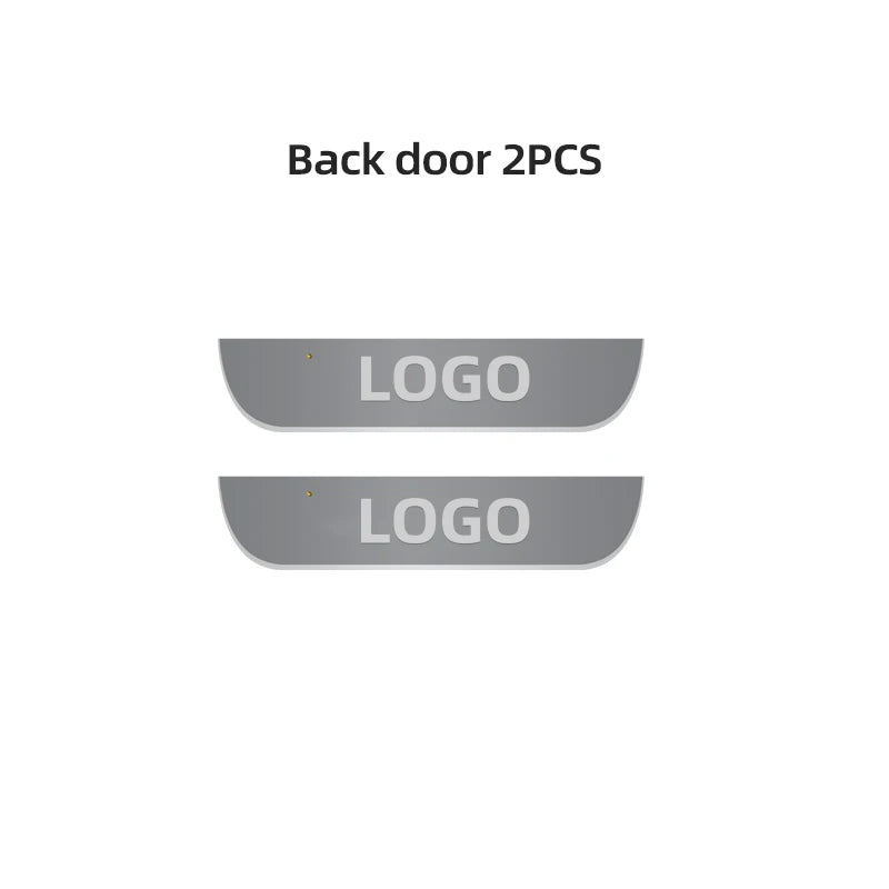 Car Acrylic LED Welcome Pedal Plate Door Sill Pathway Light For Opel OPC Line Astra J H Insignia Corsa D B E Mokka Vectra Zafira