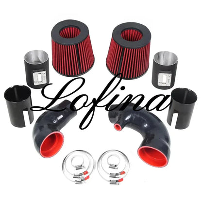 For 2016 + Infiniti Q50 Q60 3.0L Twin Turbo VR30DDTT Intake Kit with Heat Shield New State Aluminum Material