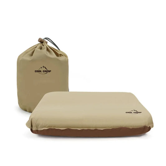 Portable Outdoor Automatic Inflatable Sponge Air Pillows Camping Sleep Cushion Travel Hiking Beach Car Plane Head Rest  Gears