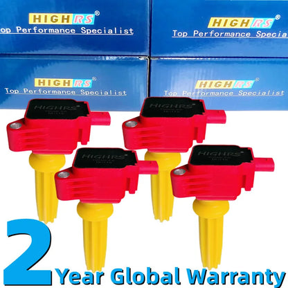 4PCS HIGH PERFORMANCE IGNITION COIL FOR UF670 32255012 JDE30294 FOR LINCOLN MKC MKZ MKT MKX CONTINENTAL 2.0T 2.3T L4