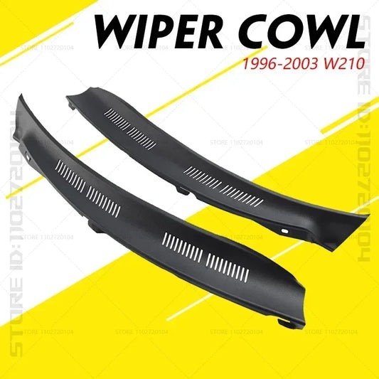 for 1996-2003 W210 Mercedes Benz E300 E320 E420 E430 E55 AMG Windshield Wiper Window Cowl Panel Grille 2108310958 2108311058