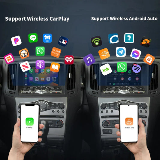 Wireless CarPlay Android Auto for Infiniti G37X/G37 Coupe/G37 sedan sport Mirror CarPlay Upgrade Retrofit Multimedia Navigation