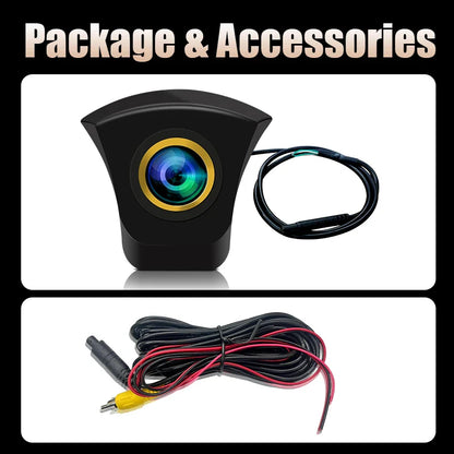 AHD 1080P 170°CCD AHD Night Vision Waterproof Front View Camera with Audi Logo for A1 A2 A3 A4 A5 A6 A7 A8 Q3 Q5 Q7 TT TTS