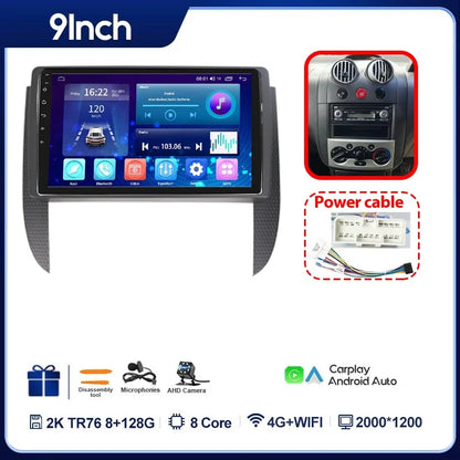 TDARRM For CHEVROLET Aveo 2004-2010 Android 9inch Car Radio GPS Navigation Multimedia Player  Carplay Video Player Head Unit