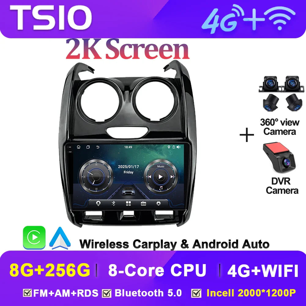 Car Multimedia Player For Renault Duster 2015 - 2021 For LADA Largus 2021 Automotive Multimedia Mirror Link Intelligent System
