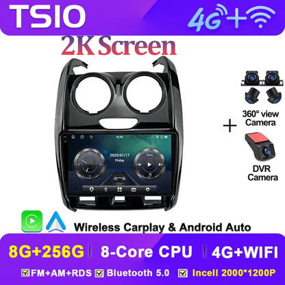 Car Multimedia Player For Renault Duster 2015 - 2021 For LADA Largus 2021 Automotive Multimedia Mirror Link Intelligent System