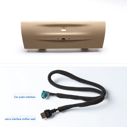 LED Ambient Light Cigarette Atmoshpere Lamp 9 Color Dashboard USB Audio Cover For BMW 3 /GT/4-Series F30 F32 F34 F36 2012-2019
