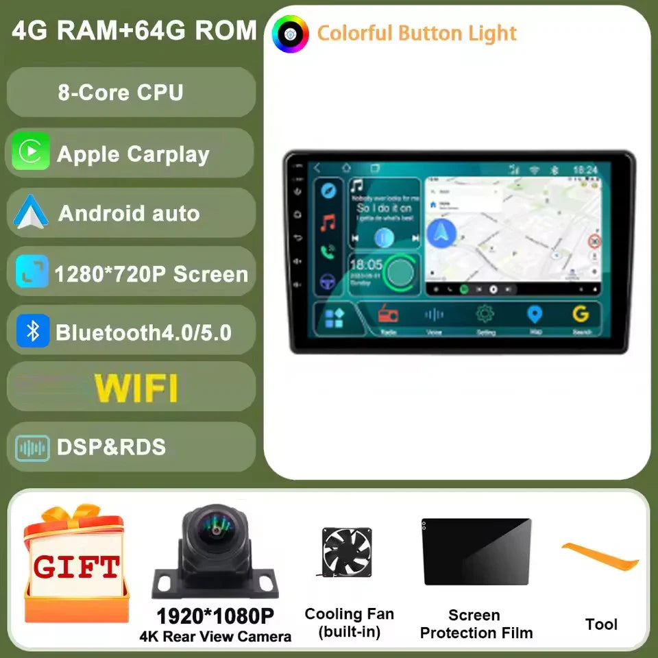 Android 14 For GMC Chevrolet Avalanche Silverado Tahoe Equinox Impala Traverse Express Traverse Car Radio Multimedia Carplay GPS