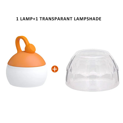 Super Mini Retro Snow Camping Lantern USB Rechargeable Haning Hook Night Light Battery Powered Tent Table Light For Camping