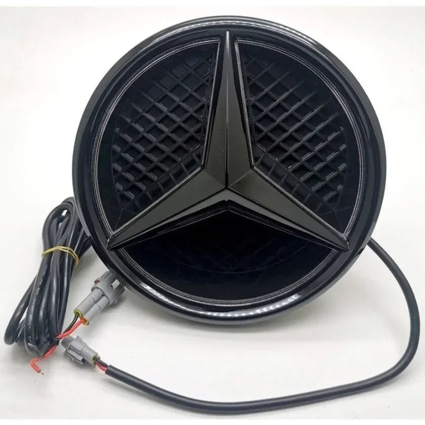 Car Front Grilled Star Emblem LED Illuminated Logo White Blue Red Light for Mercedes Benz W204 GLK220 GLK300 GLK350 GLK500 W245