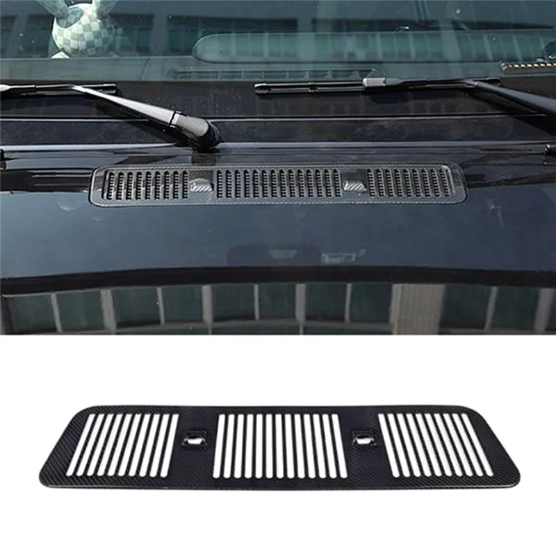 For Mercedes Benz G Class W463 G350 G500 G63 2006-2018 Carbon Fiber Hood Air Flow Intake Vent Cover Sticker Trim Parts