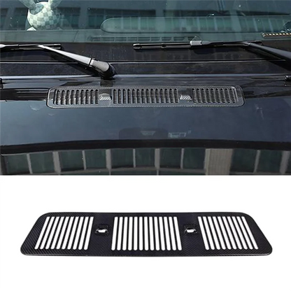 For Mercedes Benz G Class W463 G350 G500 G63 2006-2018 Carbon Fiber Hood Air Flow Intake Vent Cover Sticker Trim Parts