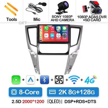 Android 14 Car Radio For Mitsubishi L200 5 2018 - 2021 Multimedia Video Player 4G WIFI Wireless Carplay Auto Head Unit QLED 2DIN